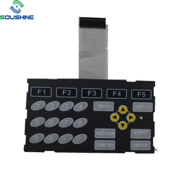 Fashion treadmill membrane switch keypad